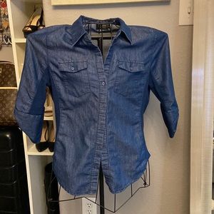 Ladies Light Denim Shirt